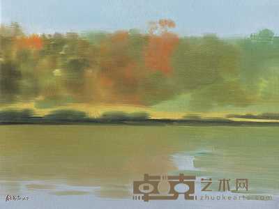 任志忠 窗外闪过的风景 58×80cm